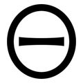 Theta capital greek symbol uppercase letter font icon black color vector illustration flat style image Royalty Free Stock Photo