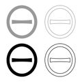 Theta capital greek symbol uppercase letter font icon outline set black grey color vector illustration flat style image Royalty Free Stock Photo