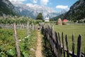 Theth village, Prokletije mountains, Albania