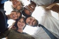 Theyre always happy to put their heads together. Cropped portrait of a diverse group of businesspeople putting their Royalty Free Stock Photo