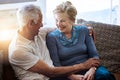 Theyre proof that true love does exist. a senior couple relaxing together on the sofa at home.