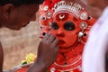 Theyyam artist Royalty Free Stock Photo
