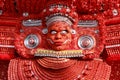 Theyyam artist Royalty Free Stock Photo