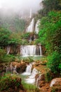 Thi Lo Su, the biggest waterfall in Thialand Royalty Free Stock Photo