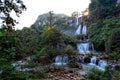 Thi Lo Su, the biggest waterfall in Thialand Royalty Free Stock Photo
