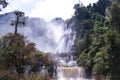 Thi Lo Su in Tak province. Tee Lor Su waterfall largest and It is said to be most beautiful waterfall in Thailand Royalty Free Stock Photo