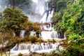 Thi Lo Su waterfall the largest waterfall in Thailand. Royalty Free Stock Photo