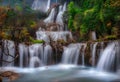 Thi lo su waterfall or tee lor su, Umphang, Tak province, Thailand. This waterfall is one of the most famous waterfalls in