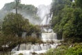 Thi Lor Su famous waterfall in Thailand. Royalty Free Stock Photo