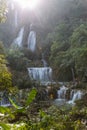 Thi Lor Su Waterfall in Tak Province in Northwestern Thailand Royalty Free Stock Photo