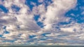 Thick cloud cover, panorama format