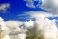 Thick clouds background