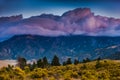 Thick Clouds over the Sangre de Cristo Mountains Great Sand Dune Royalty Free Stock Photo