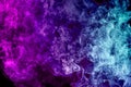 Thick colorful smoke Royalty Free Stock Photo