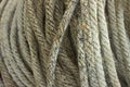 Thick and crooked ropes to tie ships at sea. The rope must be strong so that it does not break in the middle of the sea.