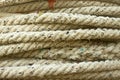 Thick and crooked ropes to tie ships at sea. The rope must be strong so that it does not break in the middle of the sea.