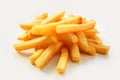 Thick cut straight golden fried French fries Royalty Free Stock Photo