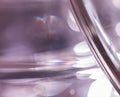 Thick glass abstraction Royalty Free Stock Photo