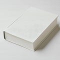 Simple book with clear cover symbolizing blank canvas and creative potential Royalty Free Stock Photo