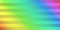 Thick Horzontal Stripes of Translucent Glowing Rectangles Colored in Colors of Rainbow Royalty Free Stock Photo