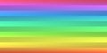 Thick Horzontal Stripes of Translucent Glowing Rectangles Colored in Colors of Rainbow