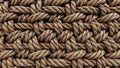 Ntertwined ropes create a dense symmetrical pattern in a horizontal Royalty Free Stock Photo