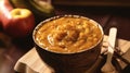 Thick Masaman Curry Base Sauce on Blurry Background Royalty Free Stock Photo