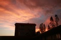 Thick Orange Clouds over Condo