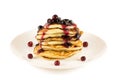 Thick pancakes Royalty Free Stock Photo