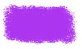Thick purple paint textured brush stroke isolated on white background for designs and copy writing.