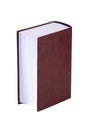 Thick red book isolated on a white background Royalty Free Stock Photo