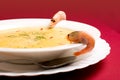 Thick shrimp soup Royalty Free Stock Photo