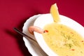 Thick shrimp soup Royalty Free Stock Photo