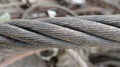 A thick steel cable, very powerful