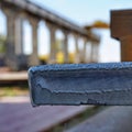 Thick steel sheet in a warehouse