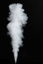 Thick stream of smoke Royalty Free Stock Photo