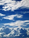 Thick White Fluffy Clouds Royalty Free Stock Photo