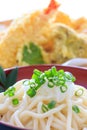 Thick white noodles with grated radish
