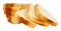 Thickly Sliced White Bread Loaf Royalty Free Stock Photo