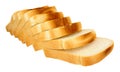 Thickly Sliced White Bread Loaf Royalty Free Stock Photo