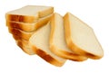Thickly Sliced White Bread Loaf Royalty Free Stock Photo