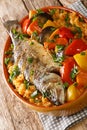 Thieboudienne Ceebu Jen Poisson au Riz a delicious one-pot meal with rice, fish stew and a variety of vegetables that is popular