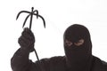 Thief with a hook Royalty Free Stock Photo