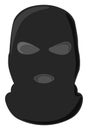 Thief mask, illustration, vector