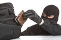 Thief stealing a wallet Royalty Free Stock Photo