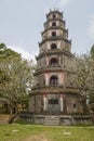 Thiem Mu Pagoda in Hue Vietnam Royalty Free Stock Photo