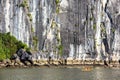 Thien Cung Cave sprawling natural grotto with intricate stalactite & stalagmite formations in Halong Bay Vietnam Indochina Royalty Free Stock Photo