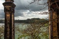 Thien Mu Pagoda and the Parfume river, Hue, Vietnam Royalty Free Stock Photo