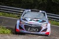 Thierry Neuville at ADAC Rally Deutschland 2014 Royalty Free Stock Photo