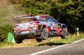 Thierry Neuville and Nicolas Gilsoul at ADAC Rally Germany Royalty Free Stock Photo